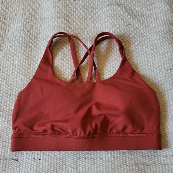 Lululemon Energy Bra in Cayenne Size 6 - Picture 2 of 5